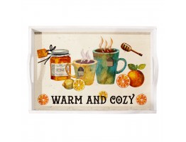 Деревянный поднос  Warm and Cozy