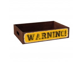 Ящик из фанеры Warning
