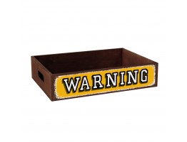 Ящик из фанеры Warning